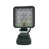 Portable Cordless Work Light, Multi-Angle Adjustable Waterproof Lamp with 16 LEDs, High Brightness Mini Emergency Light for Outdoor Camping