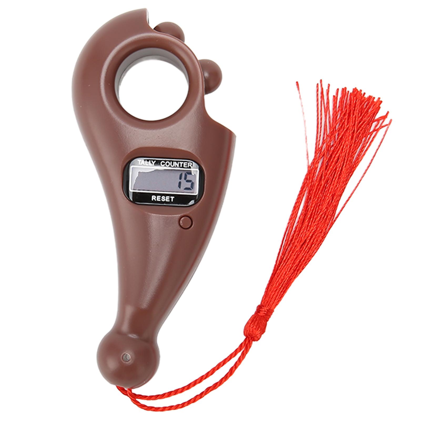 

Digital Beads Counter LCD Low Noise Auto Shutdown Digital Buddha Beads Counter with Tassel for кофейный