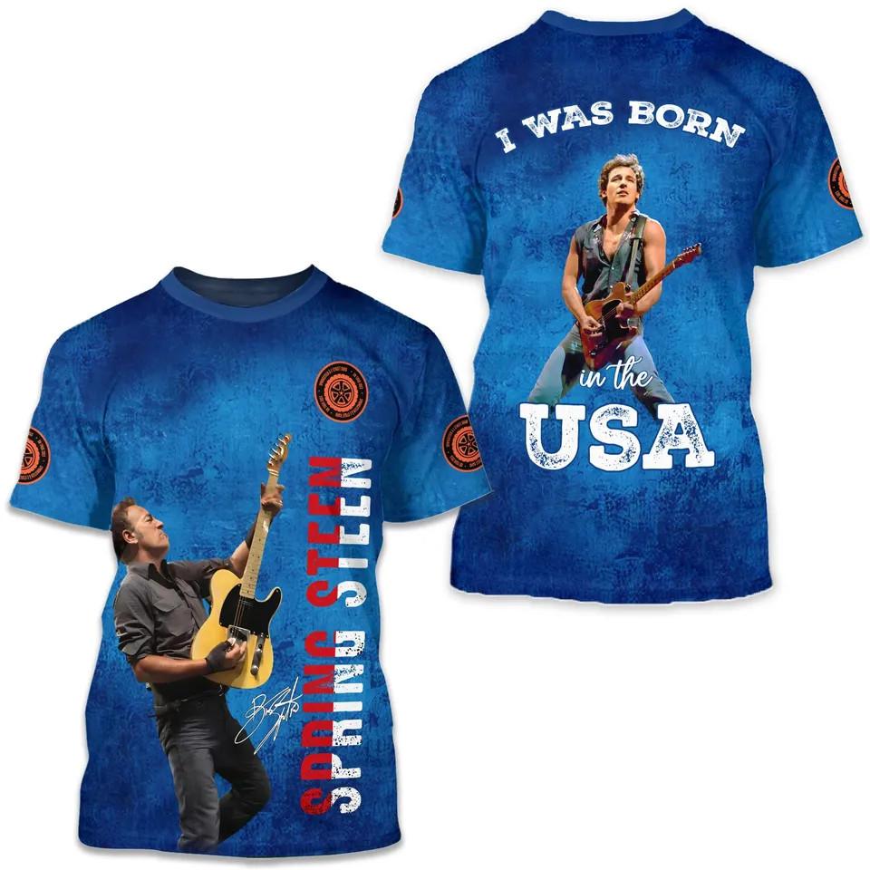 Bruce Springsteen I was born in the USA 3D T-shirt XX933 S