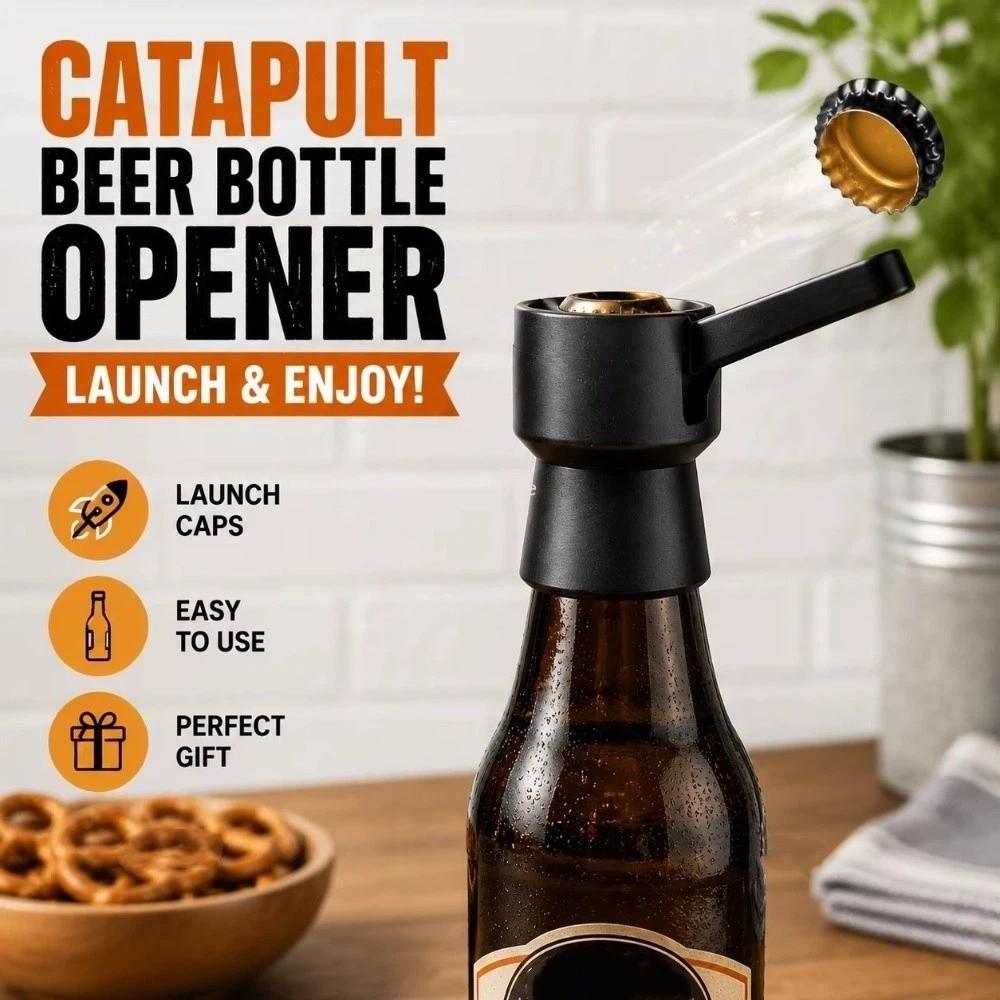 3PCS 3D Printed Cap Launcher Remover Portable Beer Can Opener Bottle Cap Deflectors  Novelty Gift