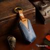 Handmade Leather Key Bag for Kia K5/Zhipao 19 K3 - Personalized Crazy Horse Style