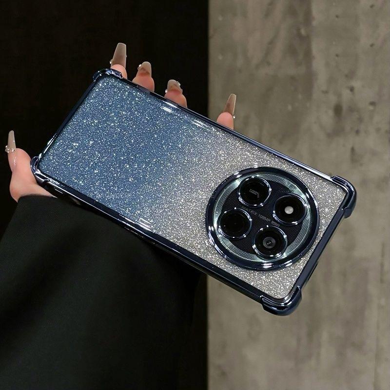 Applicable To Huawei Pura70 Mobile Phone Case Honor 300pro Silicone Cover Lens Film X60 All-inclusive Anti-drop Transparent Soft