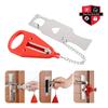 1pc Portable Travel Safety Door Lock, Suitable for Travelers and Families, Universal Sleep Safety Portable Travel Door Lock