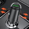 Car 66w Charger Fast Charging Metal One Tow Two Car ChargerFlash Charger In Car Mini Pull Ring New Pd Car Charger Car Electronic