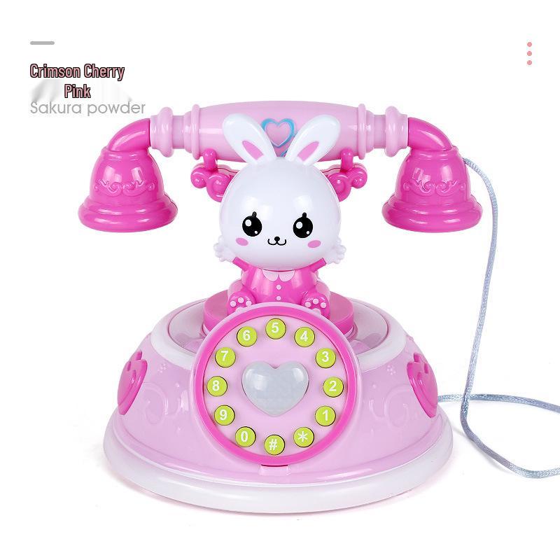 

Children s Retro Cartoon Story Telephone Toy for Role-Playing and Early Education
