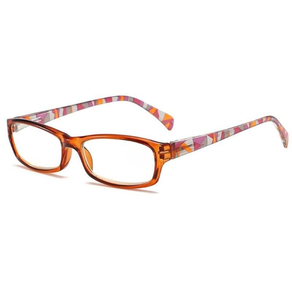 Women's Elegant Reading Glasses New Fashionable Square Frame Blue Light Blocking Presbyopia Eyeglasses with Plus Diopter To+4.0