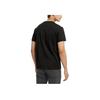 Calvin Klein Baumwoll-Freizeit-T-Shirt mit Rundhalsausschnitt und quadratischem Druck Herren-Tops Schwarz J319955-BEH