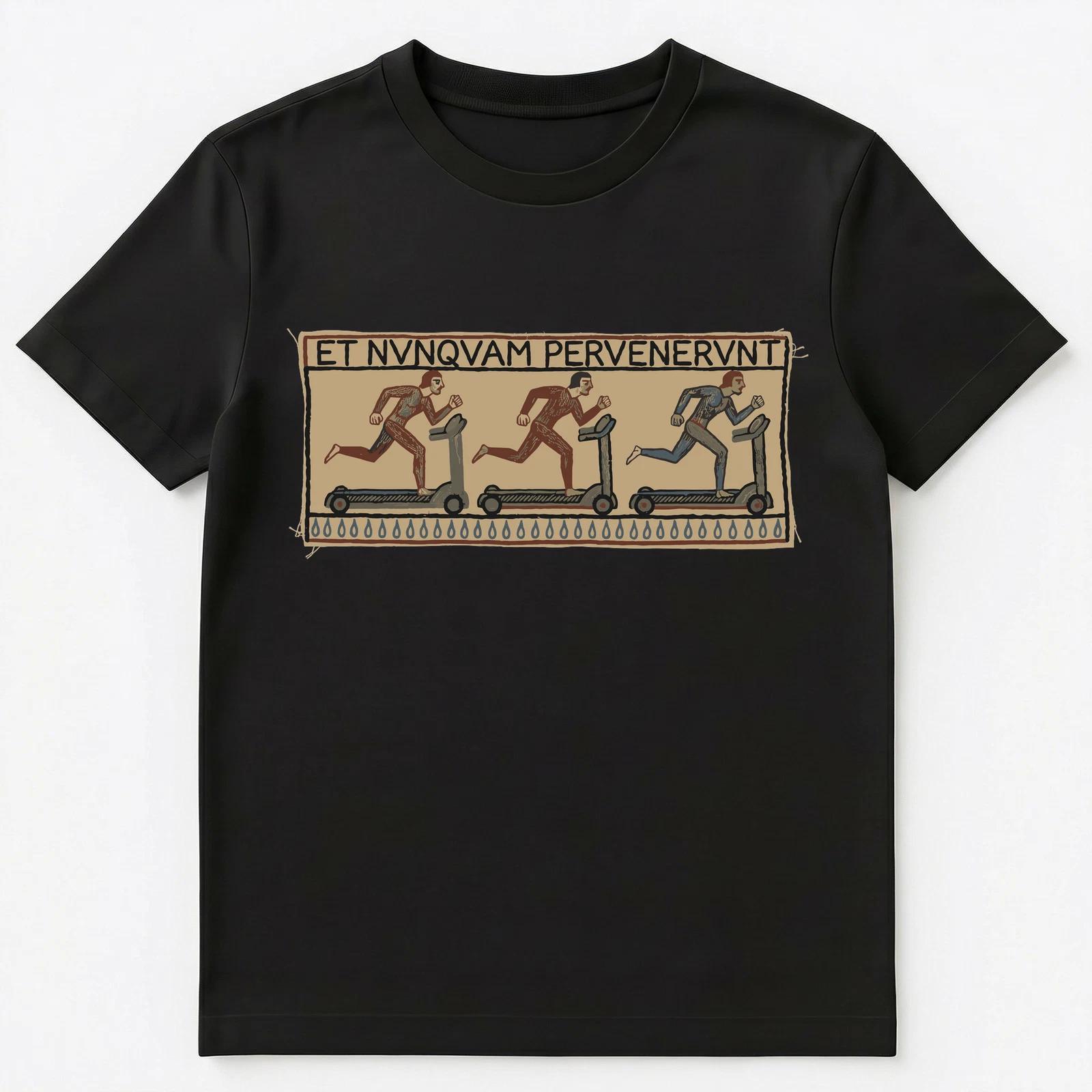 Treadmill Enthusiast Latin Workout Medieval Tapestry Unisex T-Shirt 3XL