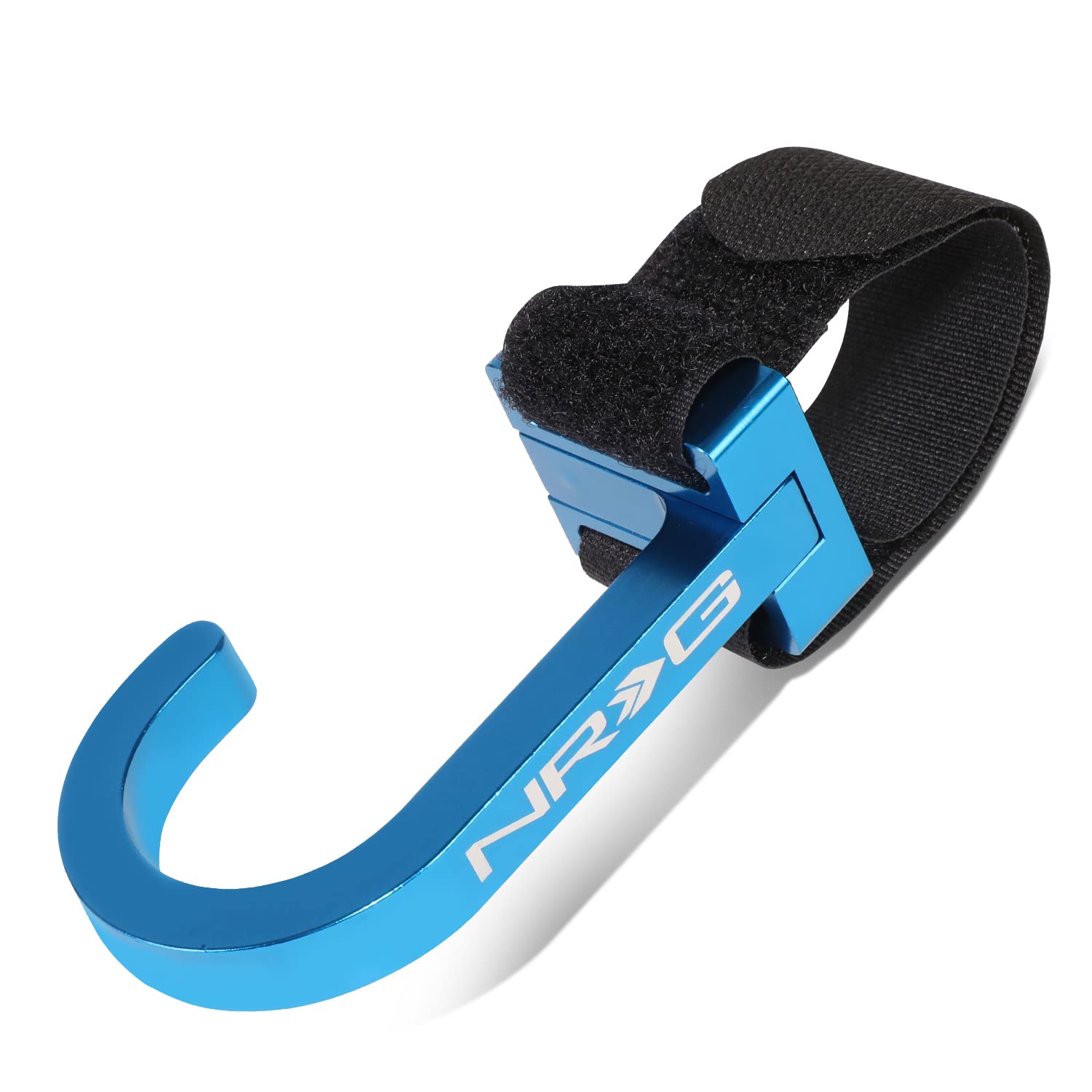 

NRG Innovations CNC Aluminum Steering Wheel Hook with Adjustable Nylon 80mm Long x 49mm Wide x 30mm Blue STR-100BL Strap, Deep, синий