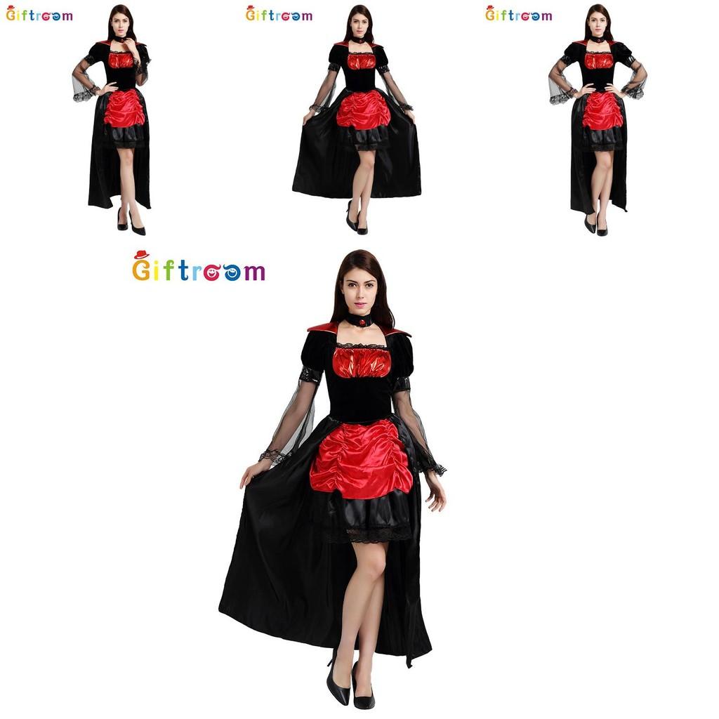Stunning Gothic Vampire And Witch Costume For Women Perfect For Stage Halloween And