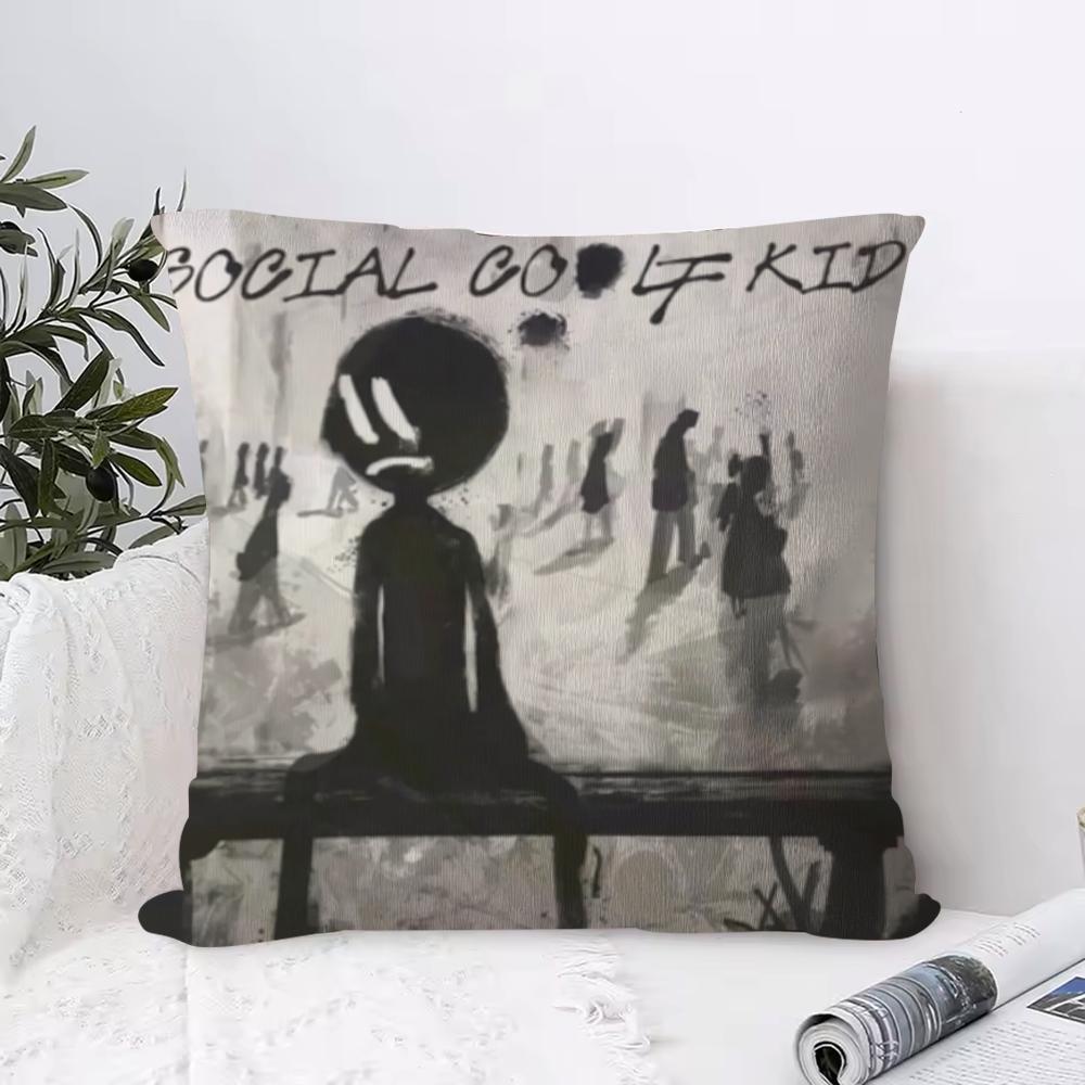 Rapper B-Beny Jr Cushion Cover 1 Piece Short Plush Pillowcase, Soft And Washable, Mostly Used For Sofa, Car