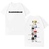 High Quality Unisex Hip Hop Style Casual T Shirt for Men, Radiohead 2026 World Tour Printed Fashion T Shirt
