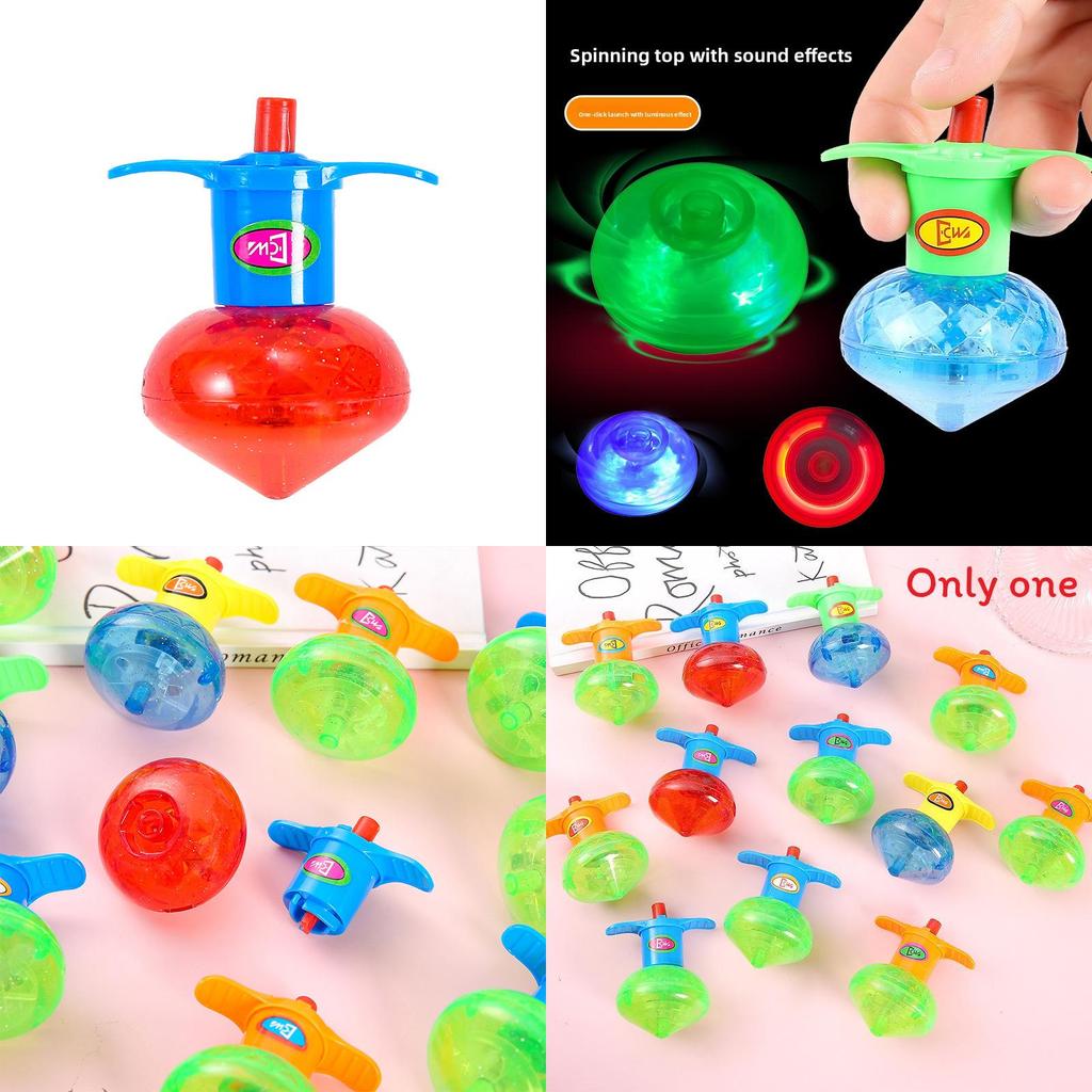 Plastic Spinning Top Toy For Kids With Colorful Ejector Features Suitable For Children And School Play