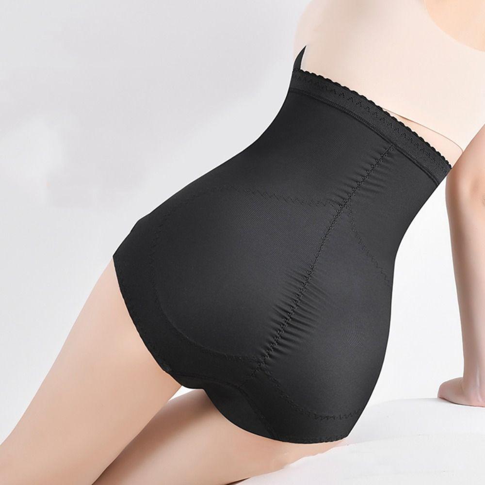 High Waist Hip Lift Panties Seamless Slimming Shaper Fashion Buckle Shapewear Women  Female