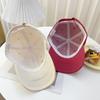 Korean Dopamine Bow Embroidery Baseball Cap Adjustable Washed Denim Snapback Hats For Women Girl  Cute  Top Sun Hat Female Caps