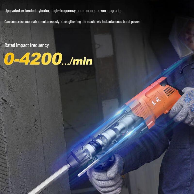 Dongcheng Industrial Multi-function Rotary Hammer Drill CN plug (adapter included)