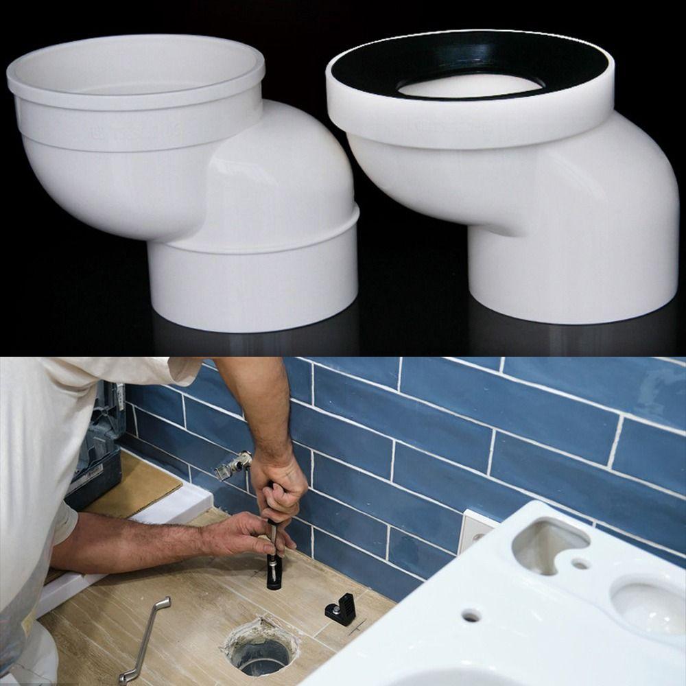 PVC-Kunststoff Toilettenspülrohr 110mm Versatzflansch-Adapter Toiletteninstallation