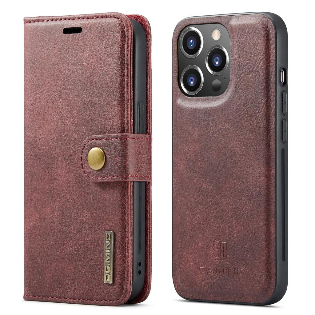 Detachable Magnetic Leather Phone Case for IPhone 16 17 Pro Max 15 12 13 11 14 Plus Air SE 2025 Wallet Card Holder Cover Coque