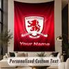 Custom Text Tapestry Middlesbrough FC Print Wall Tapestry Indoor Living Room Wall Decor