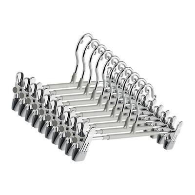 Nonslip Thickened Adjustable Stainless Steel Pants Hangers Multipurpose Clothes Hook For Home Laundry Organization