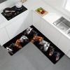 1PC Horse Kitchen Rugs Non-Slip Home Door Mats Pop design Bathroom Rugs Bath Mat Carpet for Home Sink Laundry Decor