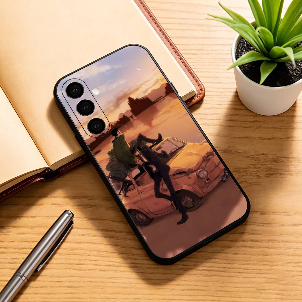 Lupin the Third Daisuke Jigen Phone Case For Samsung Galaxy A73,A72,A71,A70,A53,A52,A51,Soft Silicone Black Cover