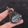 Montana Agate Pendant Copper Wire Wrapped Pendant Decent Jewelry Gemstone Pendant Handmade Copper Jewelry Ethnic Style Pendant Gift For Him