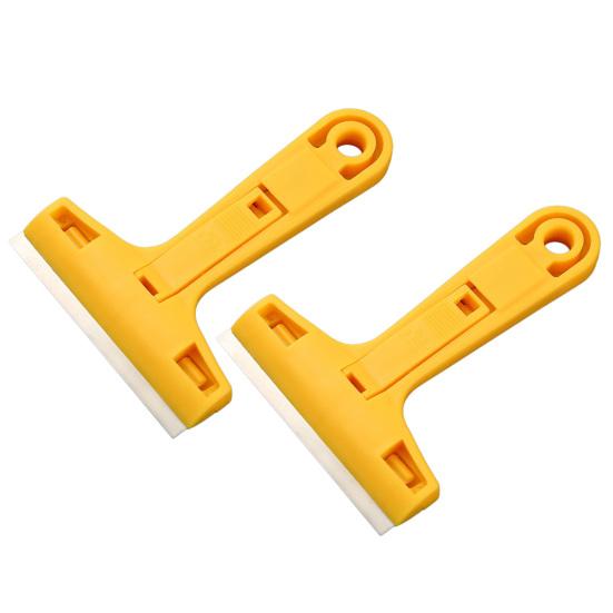 

Cleaning Scraper with Retractable Replaceable Stainless Steel Blade Ergonomic Anti-Slip Handle Stubborn Stain Remover Heavy Duty Cleaning Scraper A