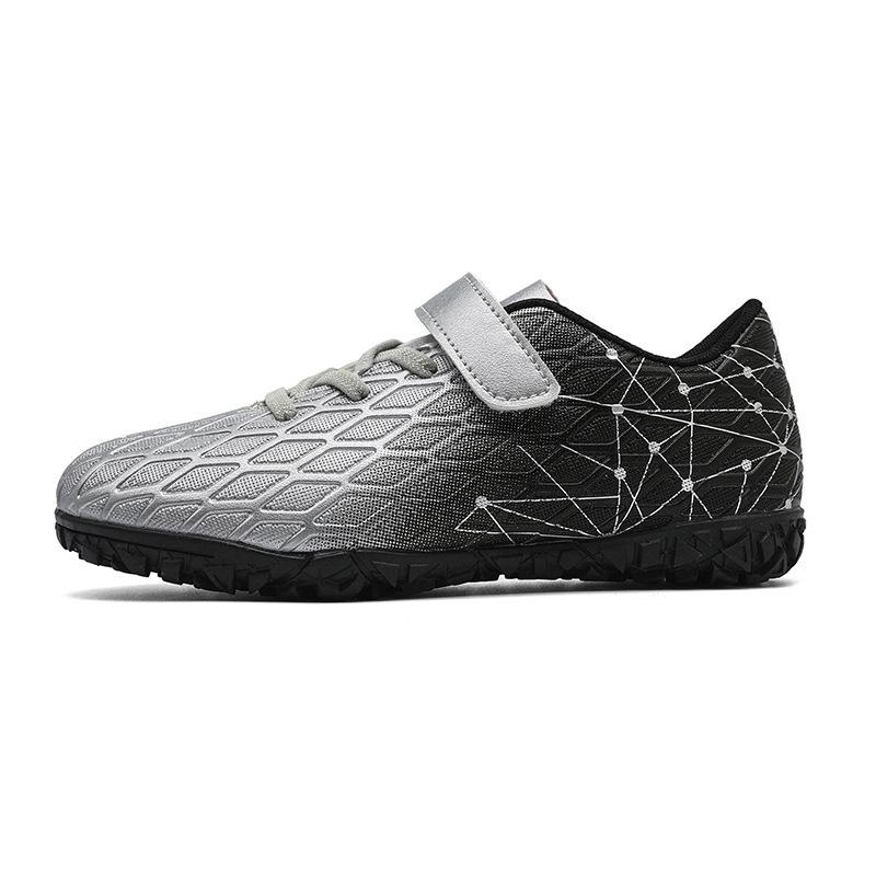 Boys and girls broken nails Velcro football shoes professional training sneakers student long nails sneakers size 29-39