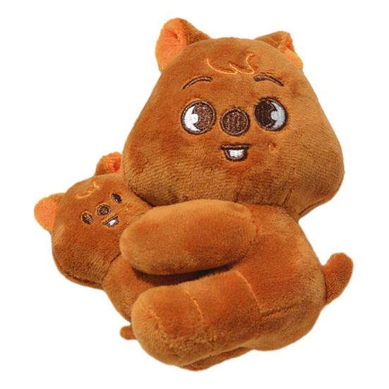 Magnetic Hugging Animal Plush Toy Cartoon Pig Fox Chick Wolf Bear Cat Rabbit