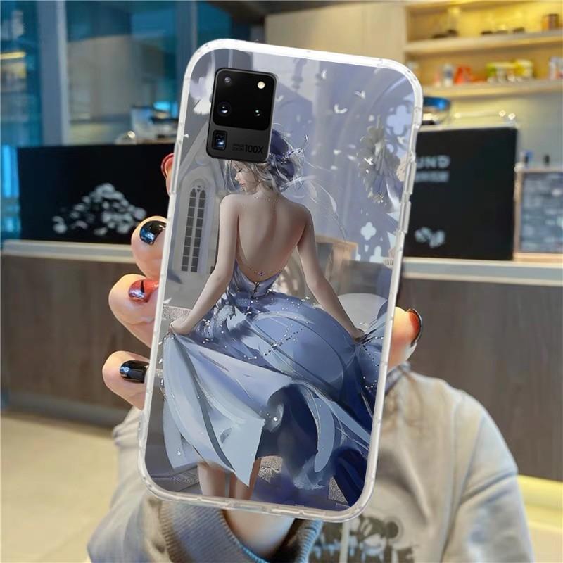 Ghost Knife Handyhülle Für Samsung Galaxy S10 S21 S22 Plus Ultra A91 A51 A21S A12 Transparentes Handycover