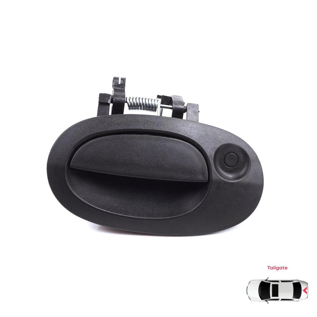 BDP1557 Rear Tailgate Exterior Door Opener Handle Black for Renault Kangoo KC Express FC Nissan Kubistar MK1 X76 8200153666