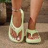 Women's thick-soled flip-flops sandals summer fashion outdoor beach casual sandals EVA material breathable and comfortable casual sandals