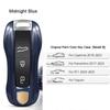 For Porsche Cayenne Mancan Panamera 911 718 Boxster Cayman Taycan 2010-2024 Car Key Paint Case Bordeaux Red Shell Replacement