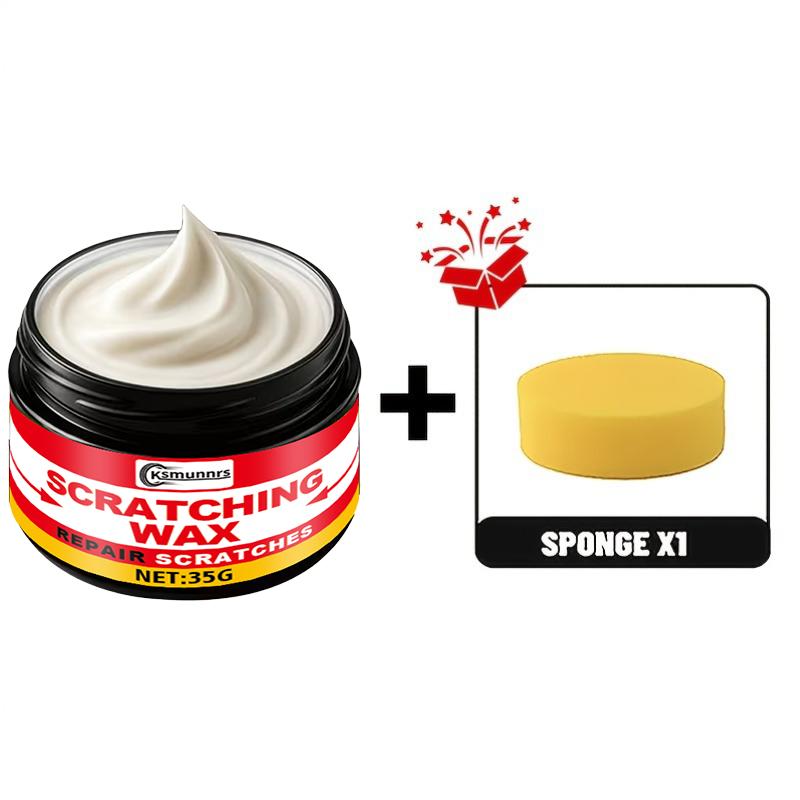 

35G Car Scratch Repair Wax | with Sponge Pad, Repairing Blemishes And Scratches, Protecting Paint Surface, Suitable for All Car