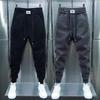 Pantaloni da uomo Autunno Inverno Aggiunta Velluto Ispessimento Streetwear Abbigliamento Uomo Pantaloni da Uomo Pantaloni Larghi Uomo Taglia Grande Youngla Palestra Uomo