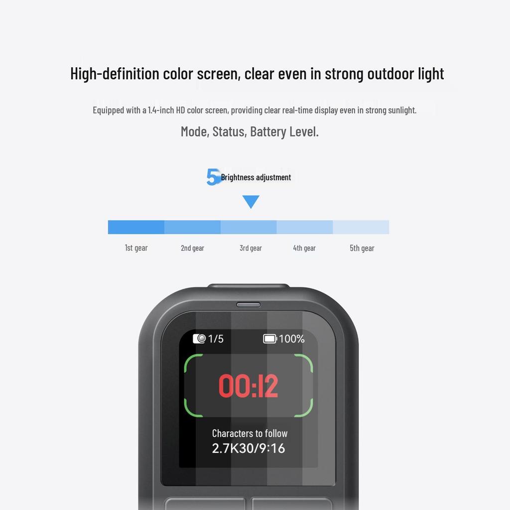 Taixun Action Remote for DJI Action 6/5Pro/4/OSMO 360 HD