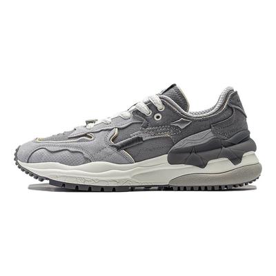 Li Ning CF Origin 2 Casual Versatile Non-Slip Wear-Resistant Sneakers Men Sneakers Brick-Gray AGCT323-1