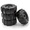 RC Paddle Tires Off Road Snow Sand Paddle Tires 4pcs Replacement for 1 10 Short Course Truck 727 Slash K1 RC Car
