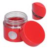 Mini Tea Storage Cans Portable Stainless Steel Coffee Powder Preservation Cans for Home KitchenRed