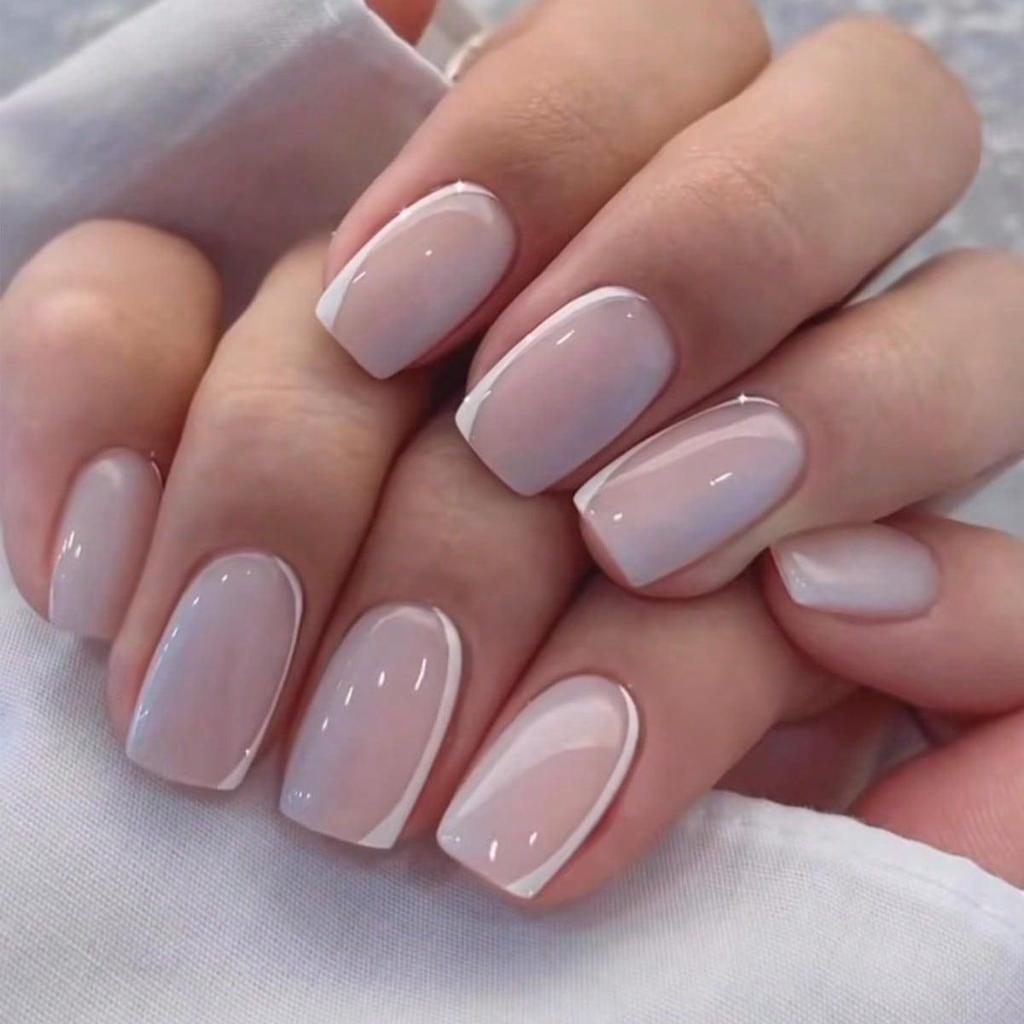 Pegatinas Desmontables para Uñas Estilo Europeo y Americano - Uñas Postizas Simples y Llevables