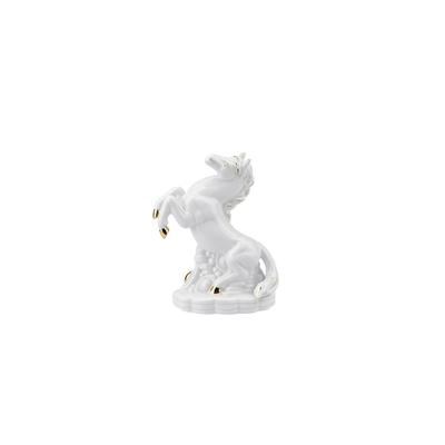 White Horse Figurine for Entrance, Lucky Charm, Year of the Horse, Palm-Sized, 2026 Zodiac Animal Figurine, Good Fortune, Feng Shui Item, Attracts Wea