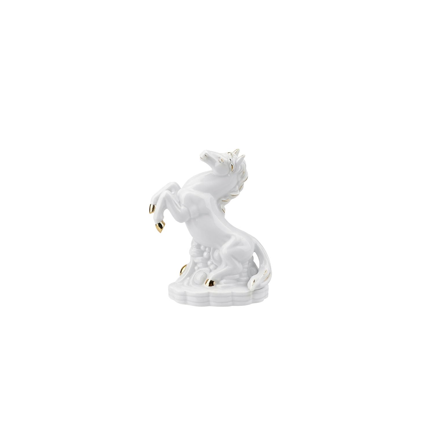 

White Horse Figurine for Entrance, Lucky Charm, Year of the Horse, Palm-Sized, 2026 Zodiac Animal Figurine, Good Fortune, Feng Shui Item, Attracts Wea