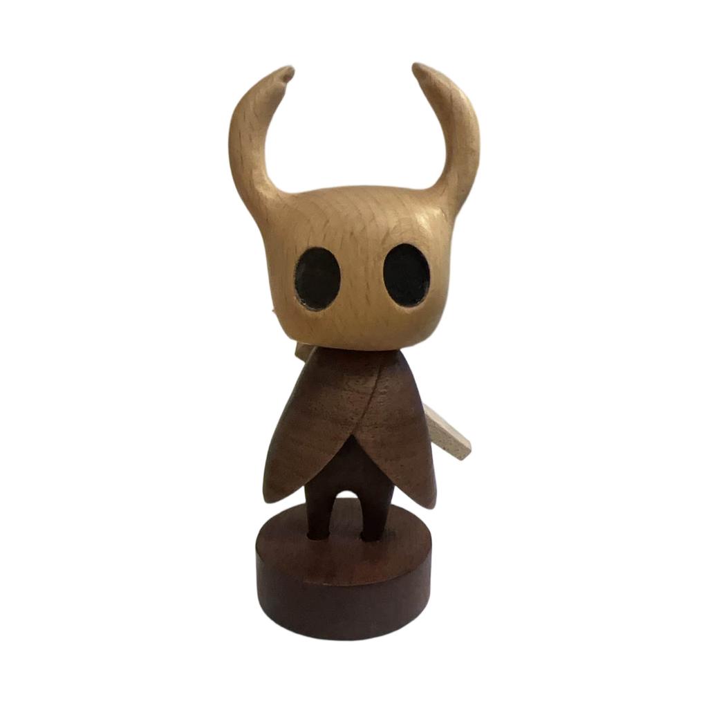 Interesting Little Knight Wooden Desktop Ornaments, Cute Character Art Crafts