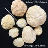 White Ink Moroccan Agate Geode: Raw Stone Crystal Specimen, Office Ornament, Treasure Accumulator.