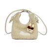 Fashion versatile lamb wool plush bag women's season autumn and winter new niche design exquisite messenger shoulder bag