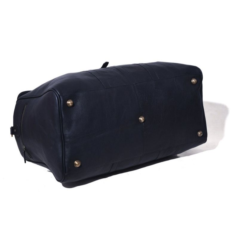 Černá kožená cestovní taška: Velký cestovní příruční