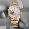 [Orient] Contemporary Semi-Skeleton Automatic Watch RN-AR0007S (White/Gold Belt)