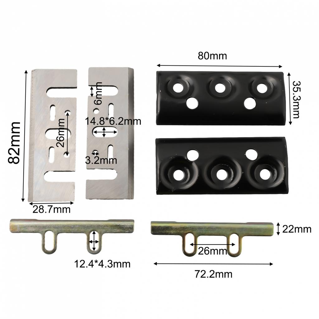 Planer Blade For 1900B Electric Planer Outer Clamp
