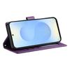 For Samsung Galaxy S25 Stand Case Litchi Texture Leather Wallet Phone Cover Magnetic Snap
